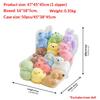 Clear Stuffed Animal Storage Bean Bag Transparent PVC Chair Cover Large Capacity Stuffed Storage Bag Cover Only & No Filler