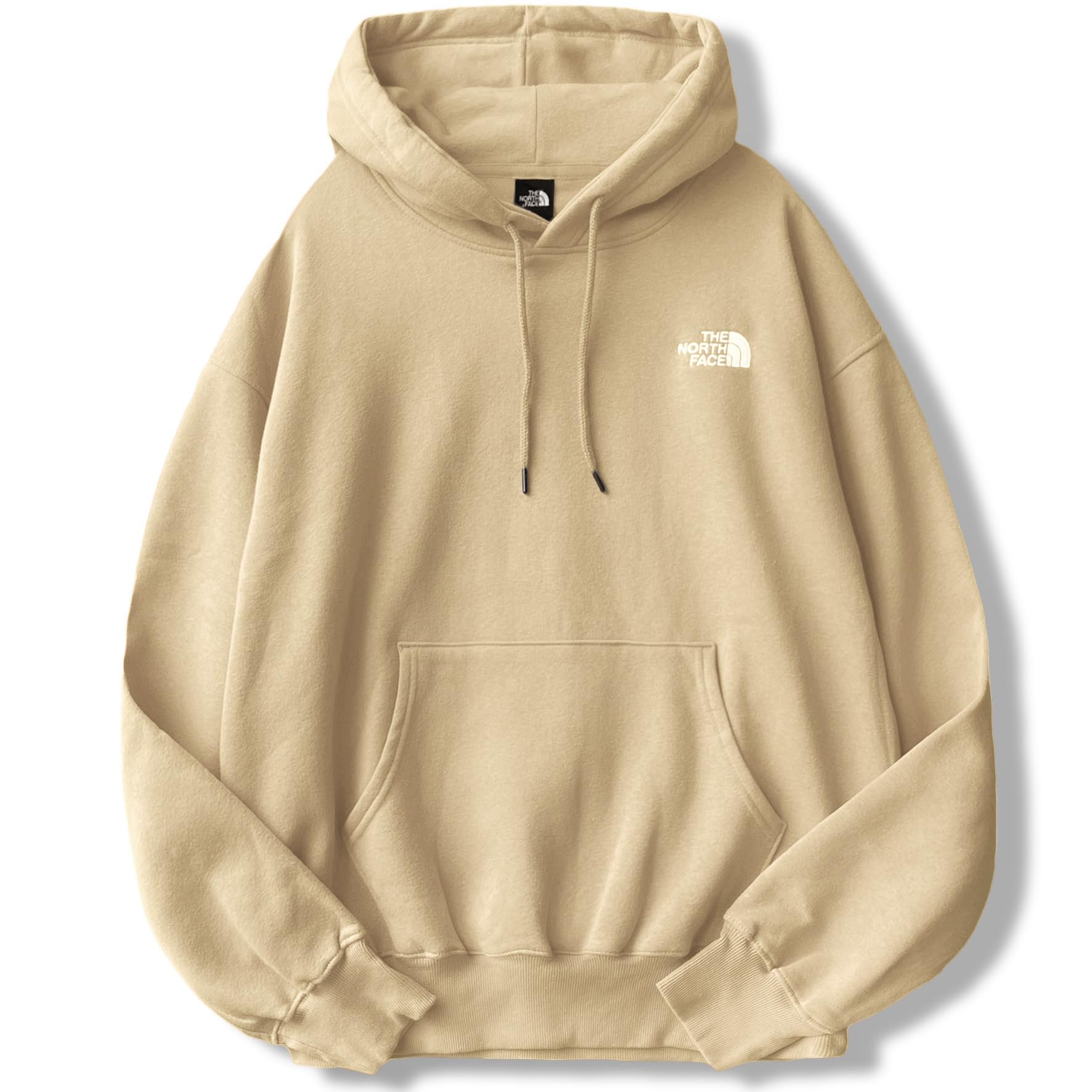 

The North Face Evolution Vintage Hoodie with a Simple Embroidered Khaki Stone Size 2XL Men s Logo, Beige, [Used]