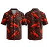 Men's Cuban Collar Shirt Hawaiian Summer Casual