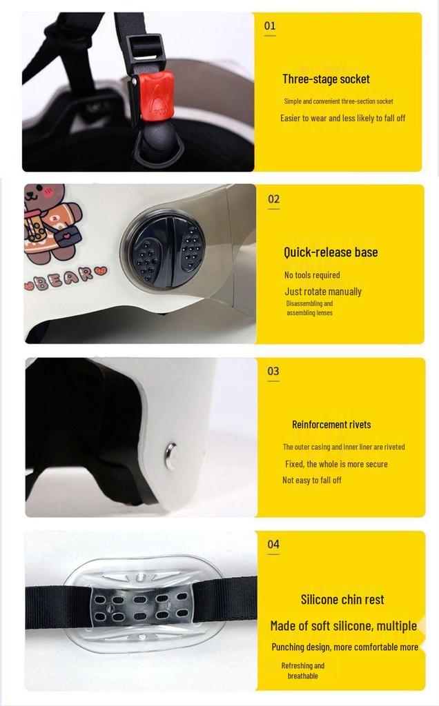 Universal Lightweight Sun Protection Helmet for Men and Women - Electric Scooter & Motorcycle Safety