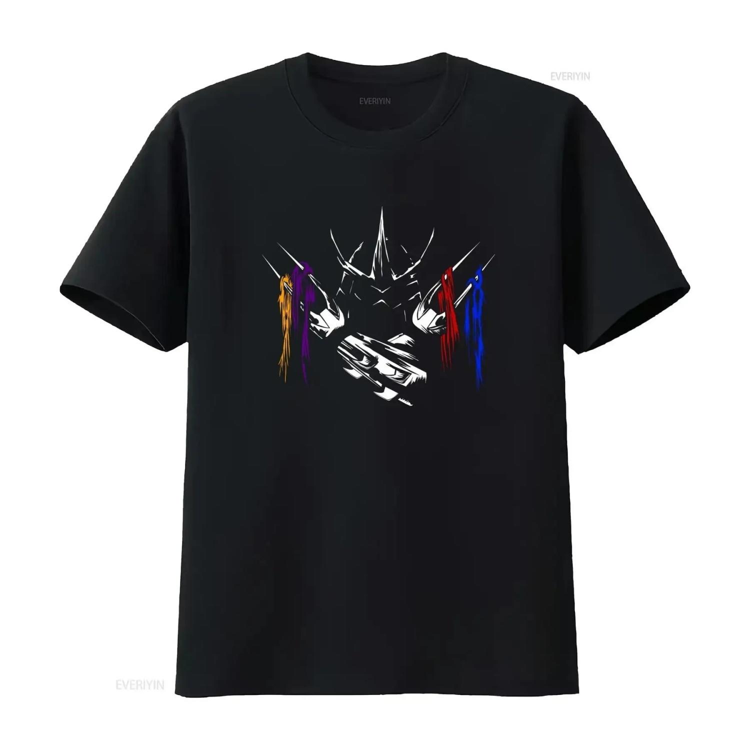 

Do You Love Shredder T Shirt vintage Washed Unisex Soft Versatile streetwear Slightly Top For Everyday Wear Casual Comfortable S чёрный