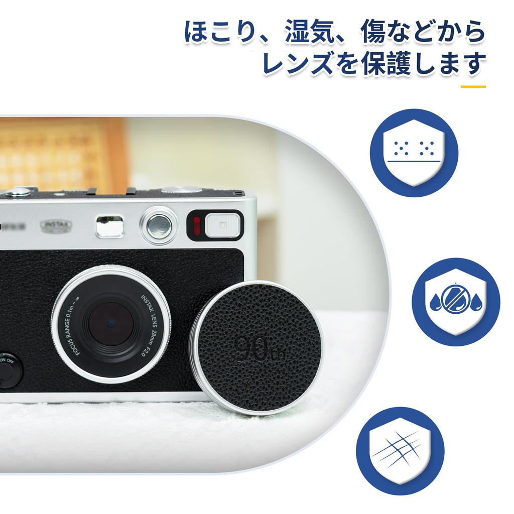 JJC instax mini evo dedicated lens Cheki evo lens 90th aluminum alloy back lens easy to classical style cap, cap, anniversary, dustproof, dirt-proof,