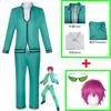 Anime The Disastrous Life of Saiki Kusuo No Sai-nan Cosplay Costume Teruhashi Kokomi Skirt Bowtie Wig Saiki Kusuo Uniform Glass