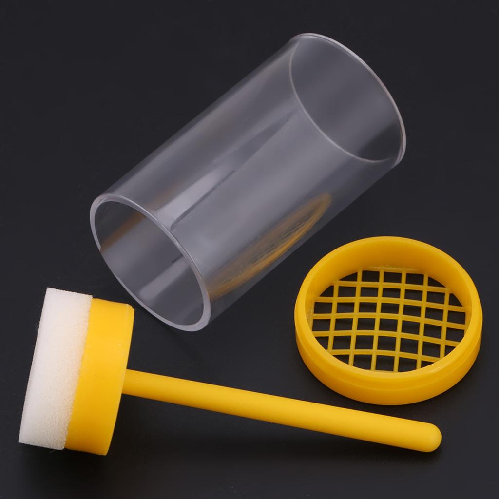 1pc Queen Bee Marker Marking Cage Bottle & Soft Plunger Beekeeping Tackle Beekeeper Tool
