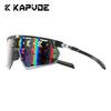 KAPVOE Photochromic Cycling Sunglasses Carbon Fiber Temples Wide Lens Sports Glasses for Running Hiking Road Bike Men Women2