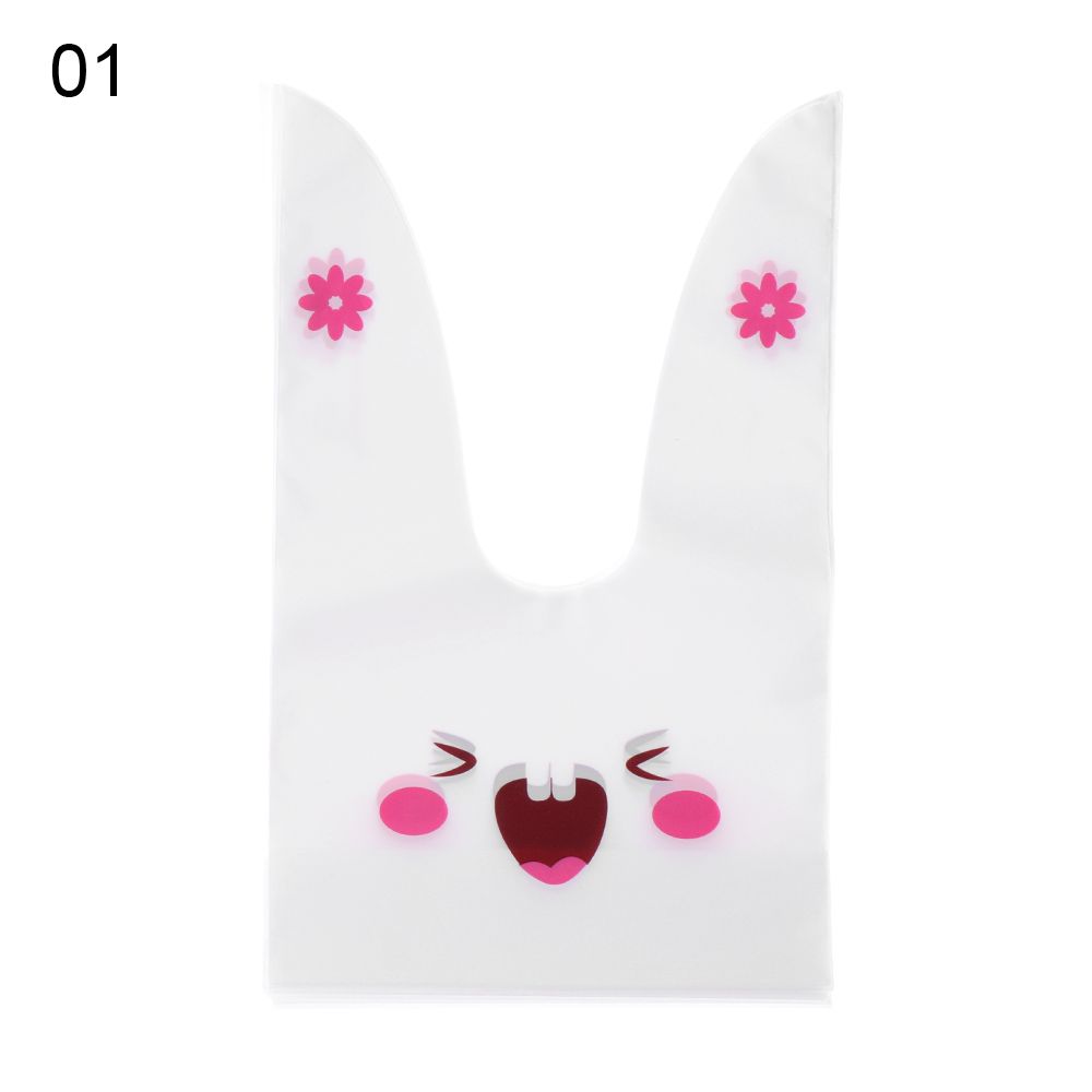 Decoration Bunny Ear Storage Pocket Biscuit Package Candy Bag Easter Rabbit Rabbit Cookie Bags