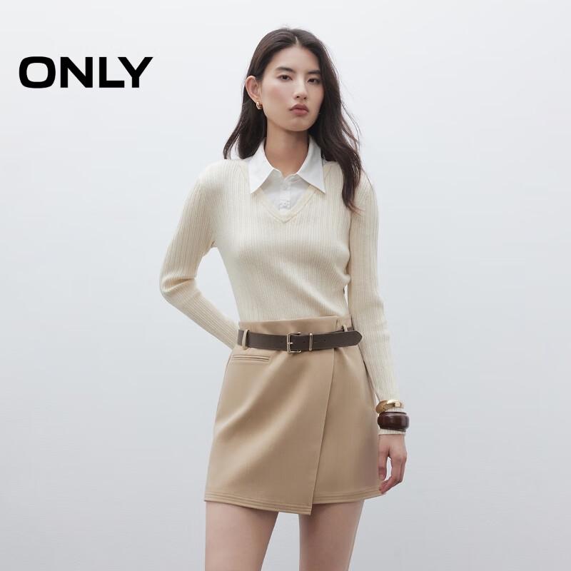 

ONLY Women s Faux Two-Piece Polo Mini Dress 2XL