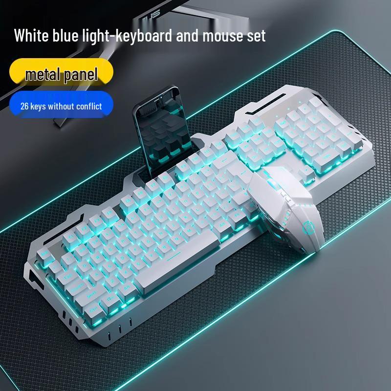 Maverick Mechanical Gaming Keyboard, Mouse, and Headset Set - Wired Esports Peripherals.