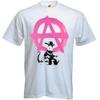 Tribal T-Shirts Men's Banksy Anarchy Rat T-Shirt