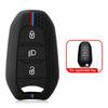 Shell Cover Holder Car Key Fob Case For Peugeot 208 Ds3 5008 Ds5 Ds6 For Citroen C4 C5 X7 Silicone Rubber Smart Remote Key Cover