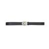 Vintage Pin Buckle PU Belt for Women Cool Subculture Oval Pearl Inlaid Buckle Belt Waistband for Teens Girls Accessory