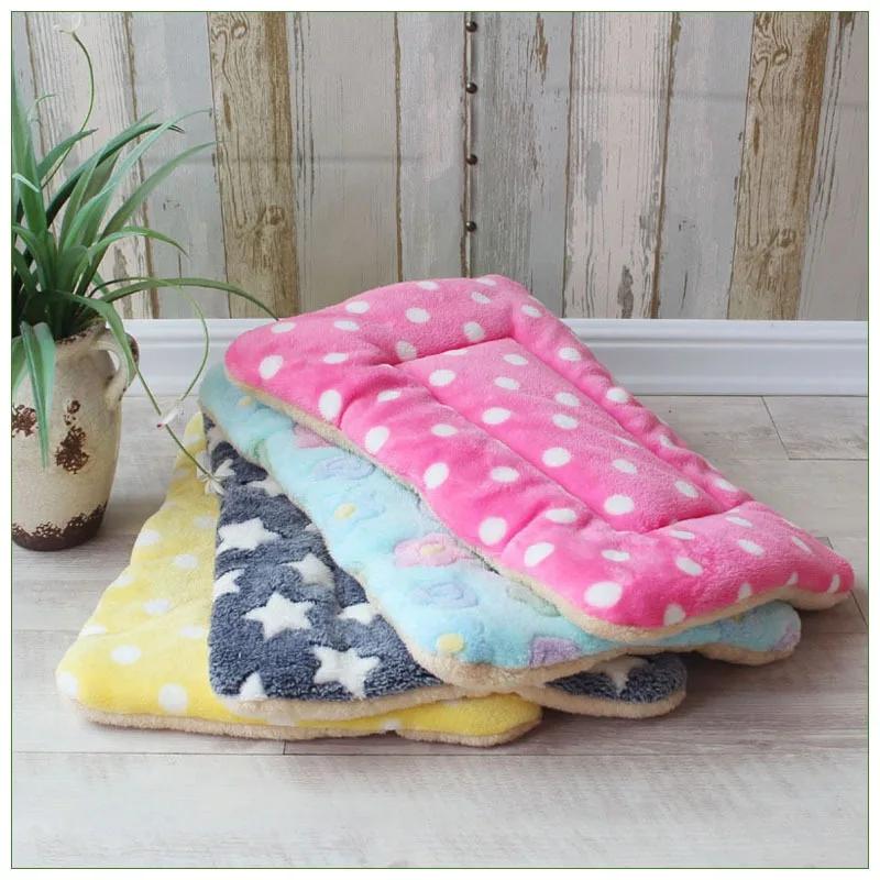 For 2025 Warm Pets Mattress Soft Flannel Thick And Suitable For Cats/dogs Cute Pet Blanket Pets Supplies Cats Accessories Cats H