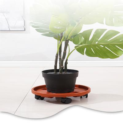 1 Stück Runder Blumentopf-Untersetzer Verdickt Mobil Universelles Rad Schwere Rollende Blumentopf-Basis für Innen- und Außenbalkon