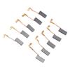 10 Pcs Motor Carbon Brushes 8 Size For Rotary Hammer Drill