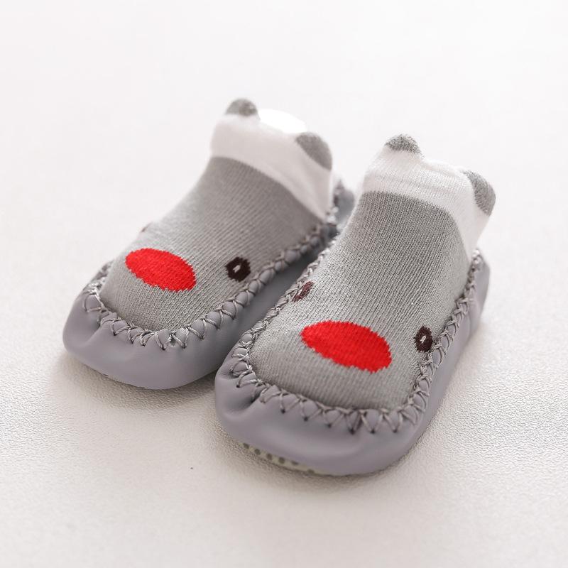 

Fox Style Non-slip Cartoon Baby Socks: Soft Bottom Toddler Shoes and Socks Combo 14CM