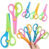 1-10PCS Plastic Safety Scissors Handmade DIY Cutting Tools Stationery Suitable for School Artclass Colorful Durable Scissors ZYF