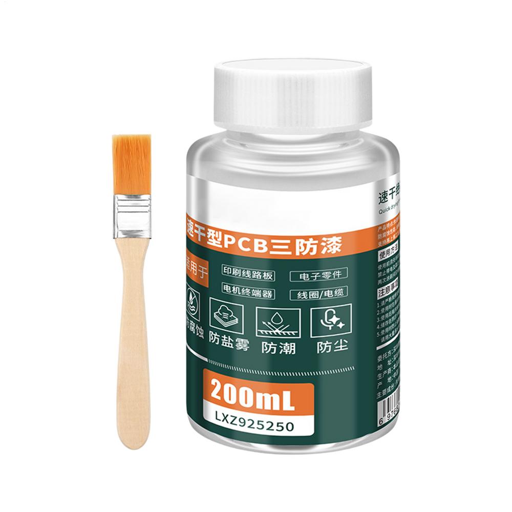 

200 мл Прозоре захисне покриття для друкованих плат, вологозахисне, захисна фарба для плат, герметик для електронного ремонту, водонепроникний ізоляційний герметик