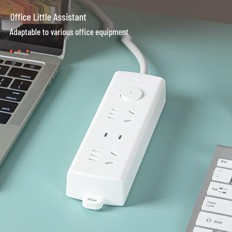 Deli 3-Outlet Power Strip