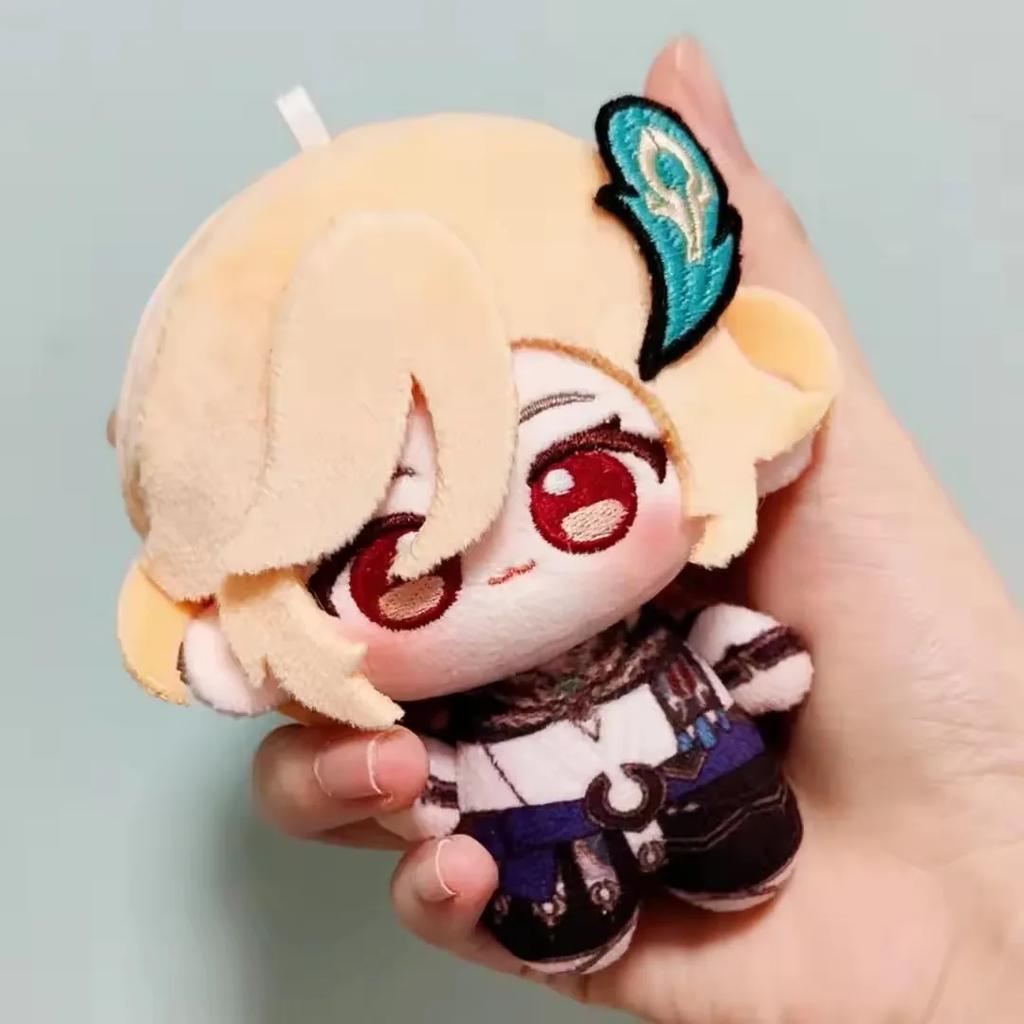 10 Cm Nouvelle Poupée Peluche Cosplay Genshin Impact Kaveh Anime Jeu Corps Rempli Sac à Dos Ornements Pendentif Cadeaux d'Anniversaire pour Enfants