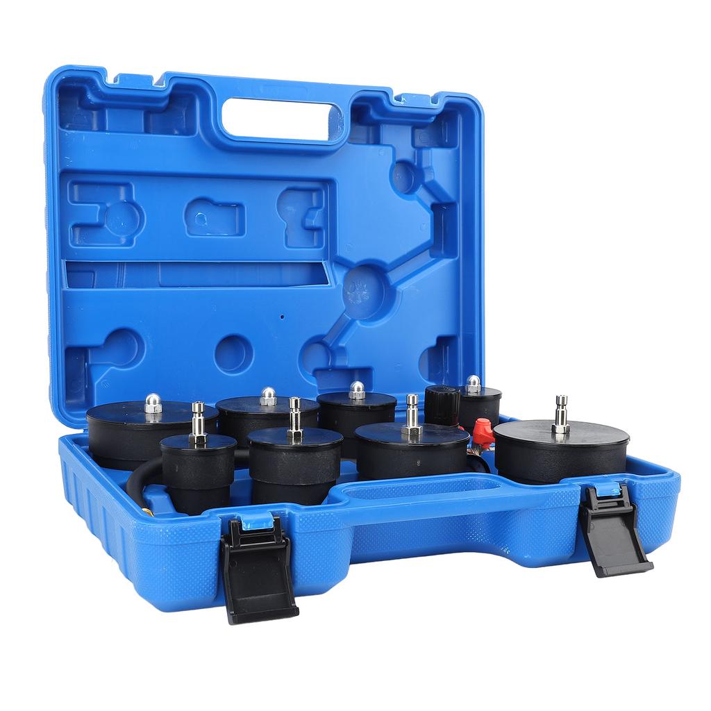 9 Pcs Turbo System Leakage Tester Turbocharger Air Pressure Guage Intercoolers Radiators Hose Leaks Test with 35mm To