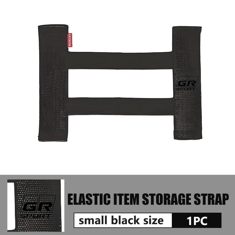 cnkym4 Car Interior Organizer Back Rear Trunk Storage Mesh Fixed Straps For Toyota GR Sport Yaris Chr Auris Rav4 Prius Prado Avensis