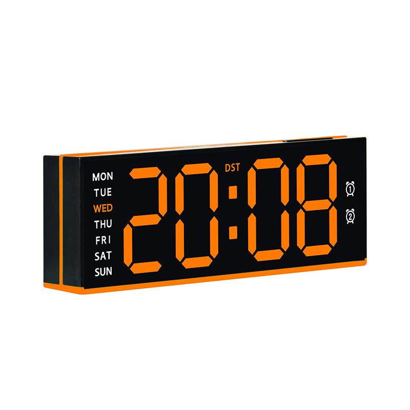 Large LED Multifunctional Electronic Clock with Special Ambient Light for Living Room