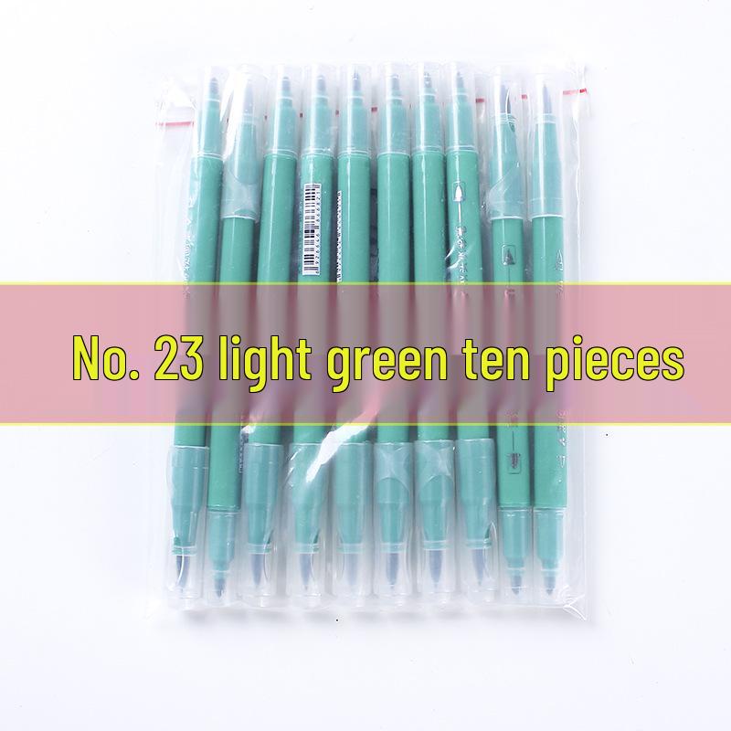 36-Color Double-Ended Soft Tip Washable Watercolor Pens for Primary Students