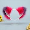 Flauschige Realistische Textur Kunstpelz Katzenohren Flexibles Tier-Haarband Anime Cosplay