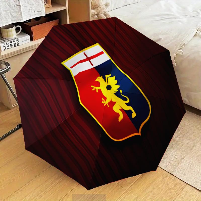Lion Shield Genoa Automatic Folding Umbrella - 8-Rib Travel Umbrella with Auto Open/Close & Portable Gifts for holidays or birthdays