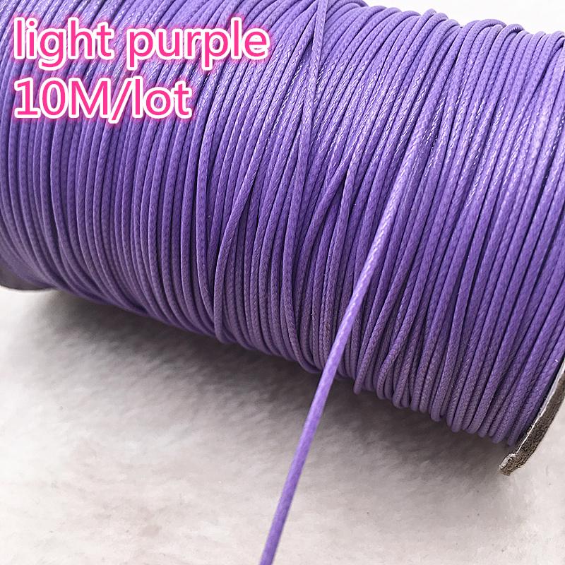 10 meters 1mm Waxed Cotton Cord Waxed Thread Cord String Strap Necklace Rope Bead DIY Jewelry Making For shamballa Bracelet