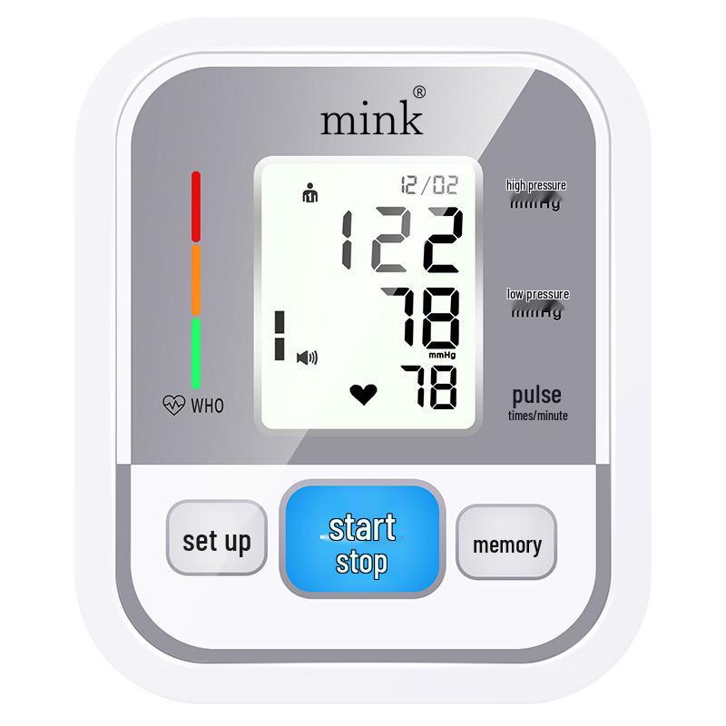 High Precision Automatic Wrist Blood Pressure Monitor for Home Use