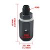 6AN 8AN 10AN Male Fuel Cell Tank Rollover Vent Valve Aluminum Black with  valve exhaust system