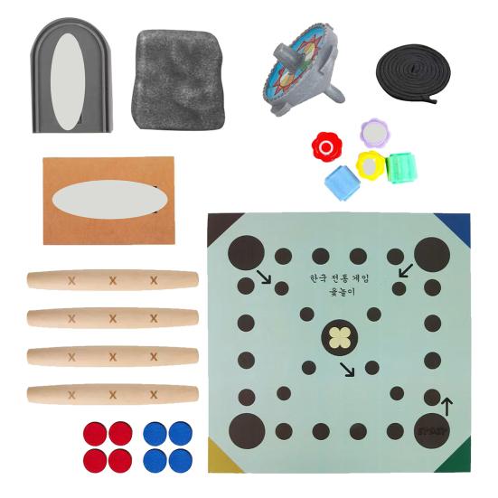 Korean Traditional Play Game Set Hand Eye Coordination Training Toy Korean Folk Stone