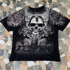 Fun Fashion Vintage Street Oversized Print Men and Women Tops Personalized Harajuku Clothing