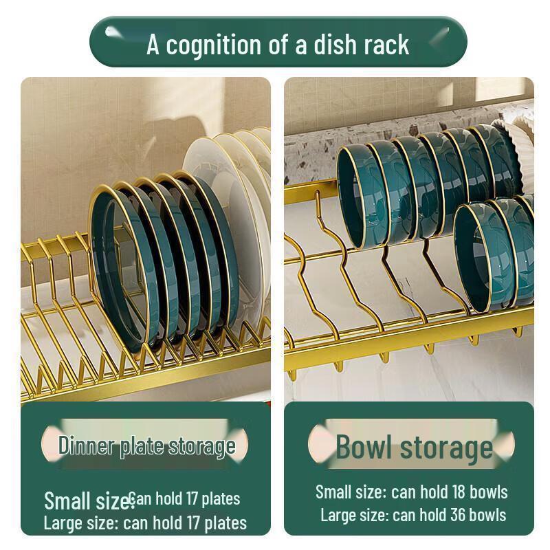 3-Tier Kitchen Countertop Dish Drying Rack