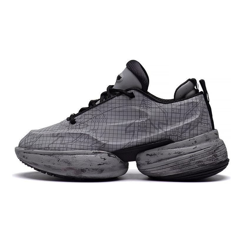 Li Ning CF Su Series Ultra Distance Dream Theme, suola spessa, altezza crescente, ammortizzazione, rimbalzo, scarpe versatili, scarpe casual basse AGLS239-3