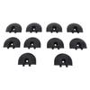 10PCS Angled L Track Rail End Caps Eliminates Incisive Edges for Truck Bed Trailer Cargo Control Pickup RV ATV