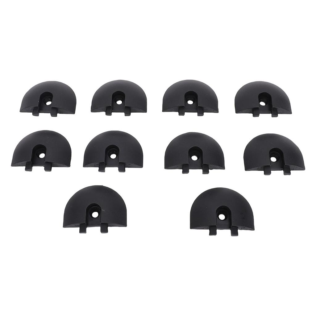 10PCS Angled L Track Rail End Caps Eliminates Incisive Edges for Truck Bed Trailer Cargo Control Pickup RV ATV