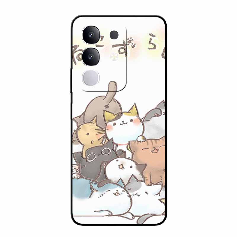 3D Emboss Case For Vivo Y300T V2445EA Relief Emboss Soft Silicone Covers For VIVO Y300t 2025 TPU Relief Emboss Funda Flower Capa