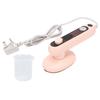 Mini Electric Iron Dry and Wet Ironing Handheld Steam Iron for Garment Fabric Wrinkle Removal Pinkish