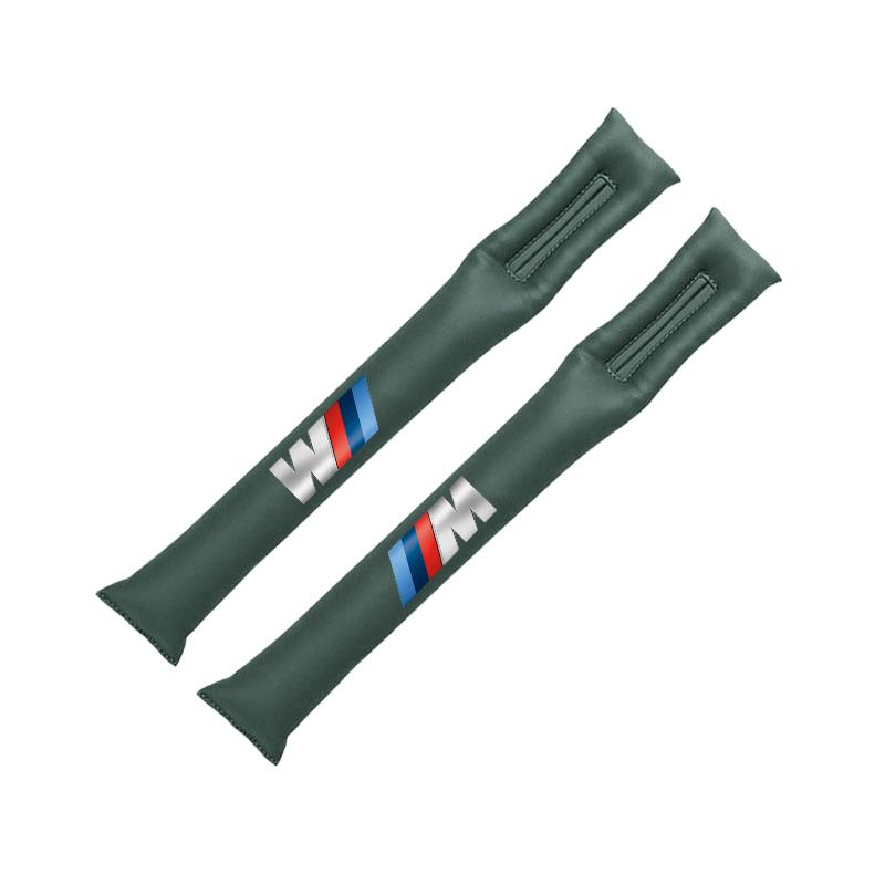 EUCQ6 2Pcs Car Seat Gap Filler Strip Soft Pads Leather Auto Accessories For BMW E46 E90 E60 F30 F10 E39 E36 F20 G30 G20 X3 X4 X5 X6 X7