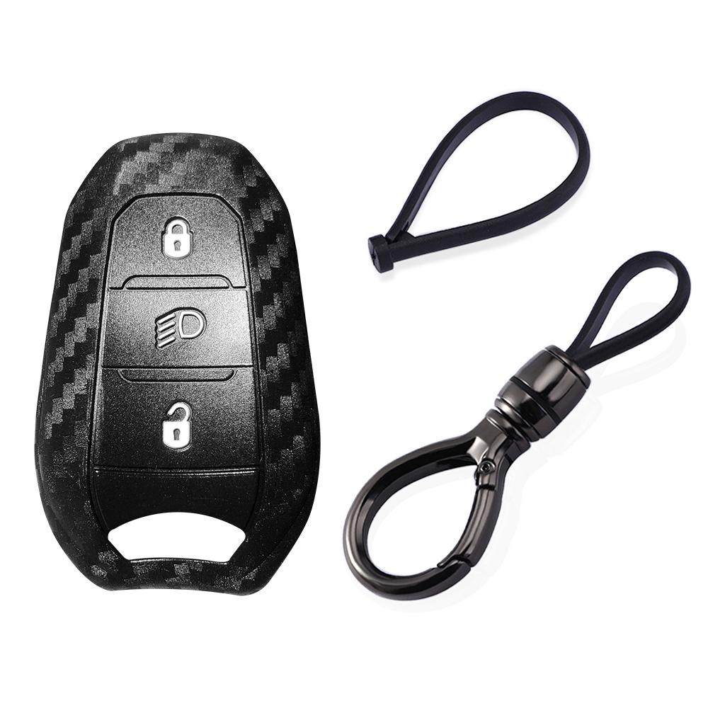 Car Remote Key Case Cover For Citroen C4 C5 X Berligo DS3 Shell For Peugeot 208 308 508 2008 3008 5008 Rifter Keychain Holder