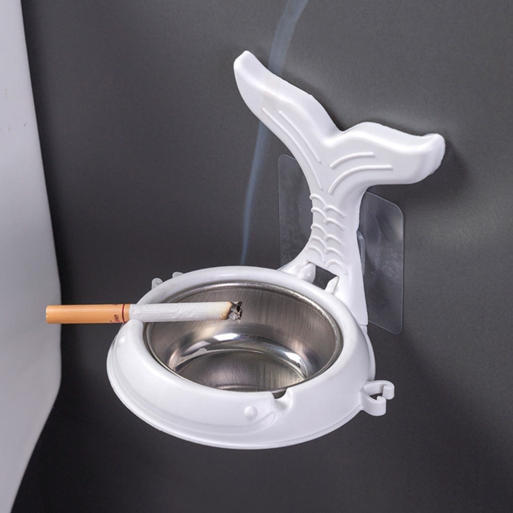 Wall-mounted Ashtray For Household Toilets, Bathrooms And Washrooms, Creative And Wall-mounted Stainless Steel Ashtray Without Drilling