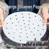 Large Non-stick Disposable Steamer Paper for Baozi & Mantou - Food Grade Commercial Basket Liner
