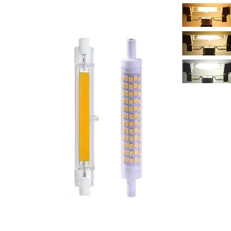 

Светодиодные лампы R7S 118мм 135мм 10Вт 20Вт 30Вт SMD 2835 Светодиодная лампа 220В-240В Кукурузная лампа Энергосберегающая Замена галогенной лампы 30W&Yes
