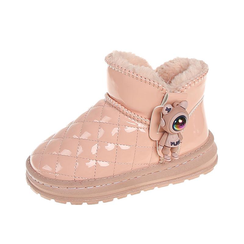 

Korean Cartoon Snow Boots for Kids: Warm, Fleece-Lined Winter 2024 Shoes Size 36 - 22.3cm