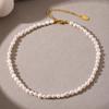 Qiong Yao Luxury Baroque Freshwater Pearl Necklace - Elegant Handmade Beaded Clavicle Chain for Women