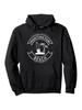 Huntington Beach California Surf Hoodie - Pullover Hooded Sweatshirt with Palm Tree & Wave Graphic