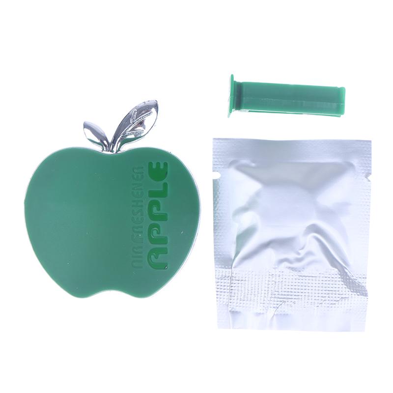 1Pcs An Apple-Shaped Car Air Freshener With Floral Fragrance - Featuring A Decorative Ventilation Clip Design