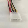 Molex To SATA Dual Hard Drive Power Lead 4 Pin To 15 Pin SATA Power Splitter